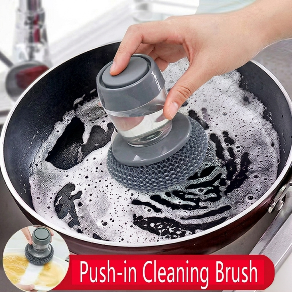 Soap Dispensing Brush
